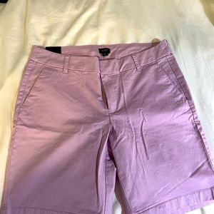 Lilac J Crew Shorts NWT